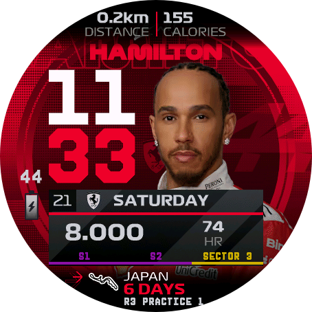 F1 2026 watch face preview 9