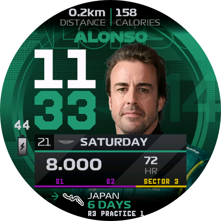 F1 2026 watch face preview 10