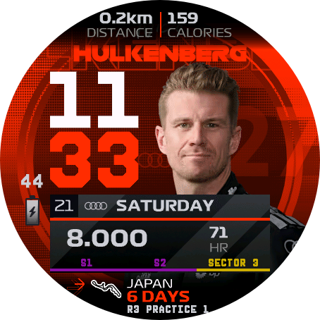 F1 2026 watch face preview 12
