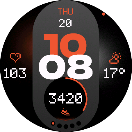 NXT.01 PRO watch face preview 2