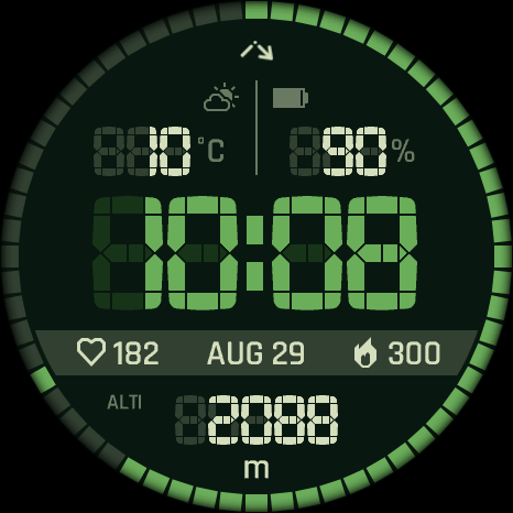 Vertical Segment watch face preview 5