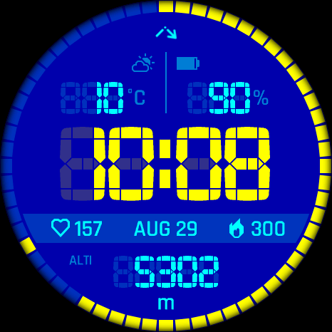 Vertical Segment watch face preview 6