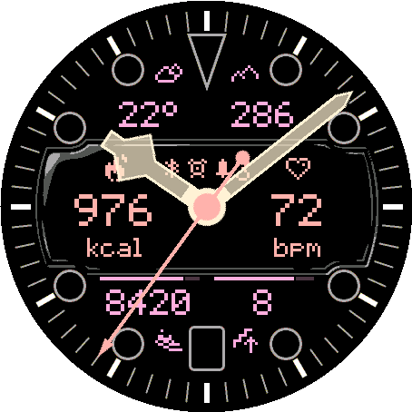 Crosswind watch face preview 5