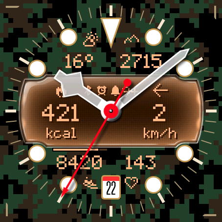 Crosswind watch face preview 3