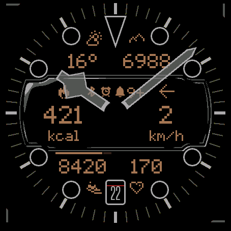 Crosswind watch face preview 4
