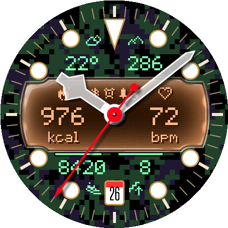 Crosswind watch face preview 2