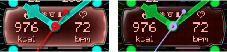 Default and darker Crosswind digital window modes