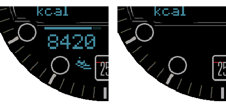 Crosswind AOD bottom-left field enabled and disabled