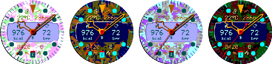 Crosswind MIP Camo color combinations five through eight