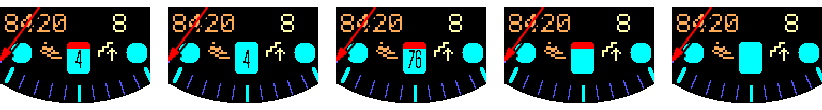Five Crosswind MIP 6 o'clock marker modes