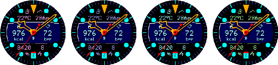Crosswind MIP outer data primary colors five through eight