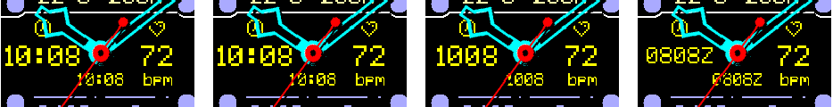 Four Crosswind MIP time formats