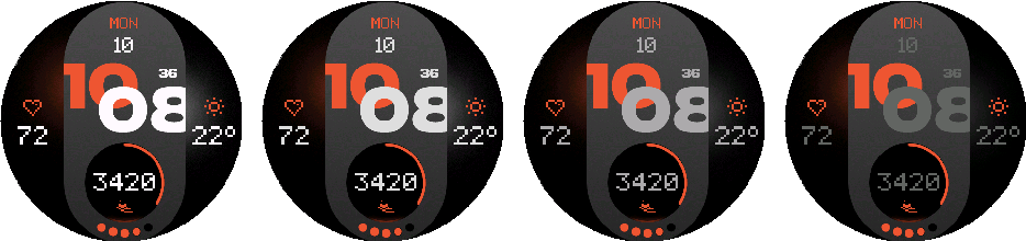 NXT.01 Modernist LITE — Value colors 1–4.