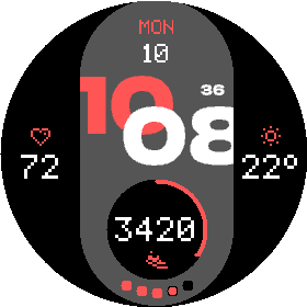 NXT.01 LITE watch face preview 6