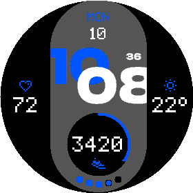 NXT.01 LITE watch face preview 8