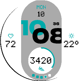 NXT.01 LITE watch face preview 7