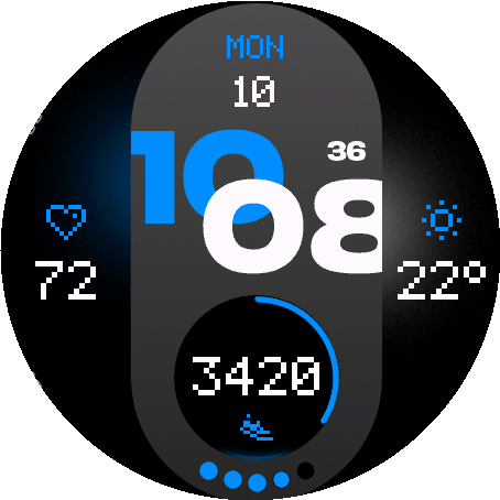 NXT.01 LITE watch face preview 3