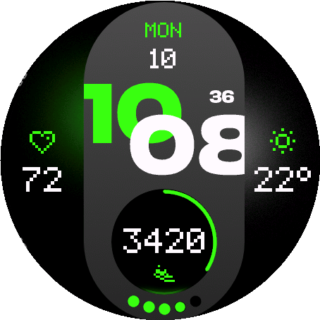 NXT.01 LITE watch face preview 4