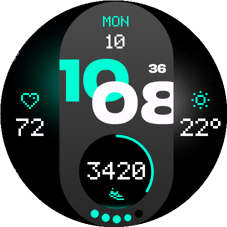 NXT.01 LITE watch face preview 2