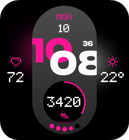 NXT.01 LITE watch face preview 9