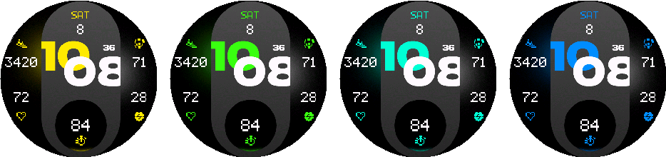 NXT.01 Modernist PRO — Accent colors 13–16.