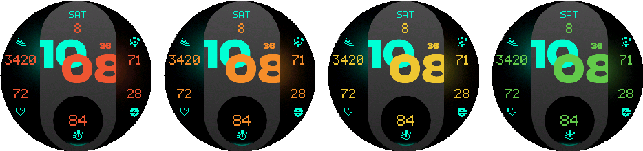 NXT.01 Modernist PRO — Value colors 5–8.