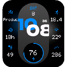 NXT.01 Modernist PRO — Venu X1 endurance 3+3 layout.