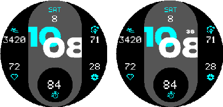 NXT.01 Modernist PRO — MIP always-on seconds.