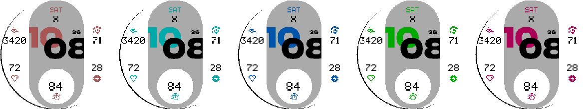 NXT.01 Modernist PRO — MIP light color previews.