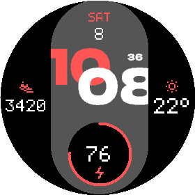 NXT.01 PRO watch face preview 7