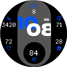 NXT.01 PRO watch face preview 9