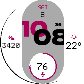 NXT.01 PRO watch face preview 10