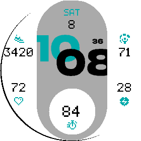 NXT.01 PRO watch face preview 8