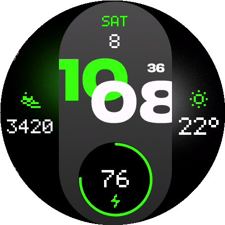 NXT.01 PRO watch face preview 5