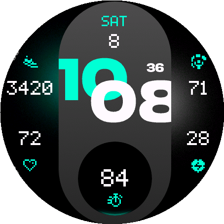NXT.01 PRO watch face preview 3