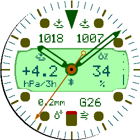 Crosswind MIP watch face preview 5