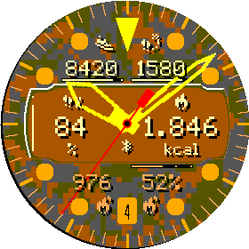 Crosswind MIP watch face preview 8