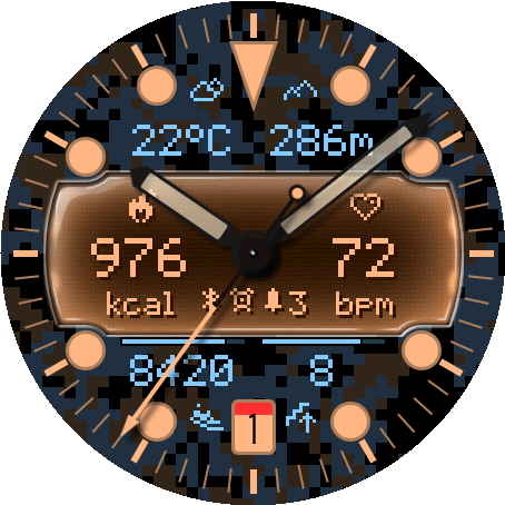 Crosswind watch face preview 2