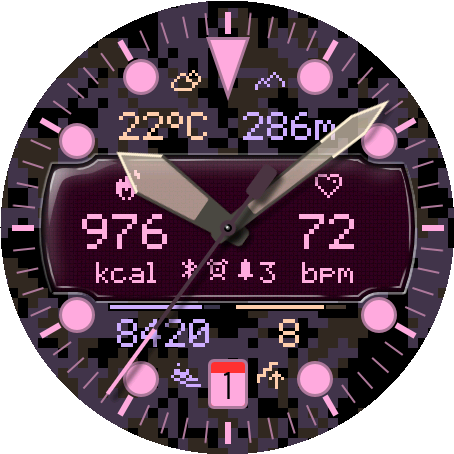 Crosswind watch face preview 10
