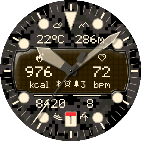 Crosswind watch face preview 8
