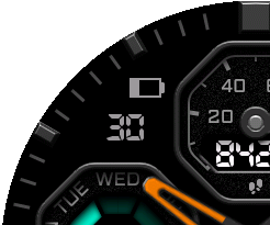 Trinity showing Battery Percent