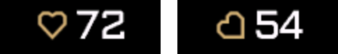 Current and resting heart rate below the chart