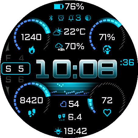 Uncharted PRO watch face preview 2