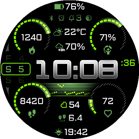 Uncharted PRO watch face preview 5
