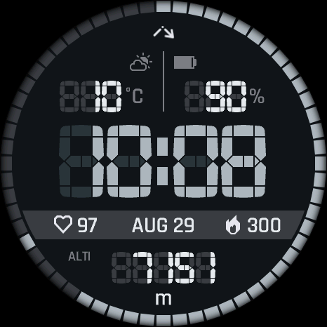 Vertical Segment — Silver theme.