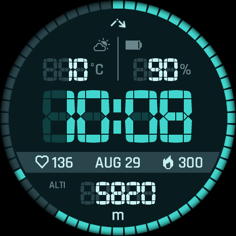 Vertical Segment — Arctic Cyan theme.
