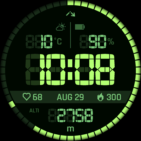 Vertical Segment — Night Vision theme.