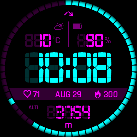 Vertical Segment — Cyberpunk theme.
