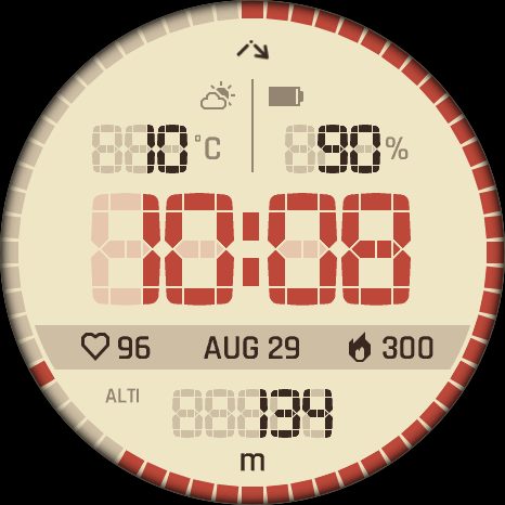 Vertical Segment — Retro Cream theme.