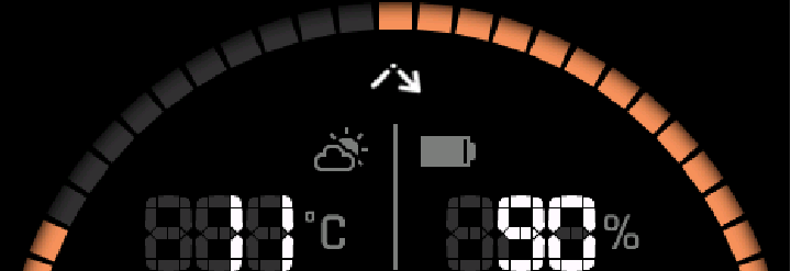 Vertical Segment — The 60-segment progress bezel.
